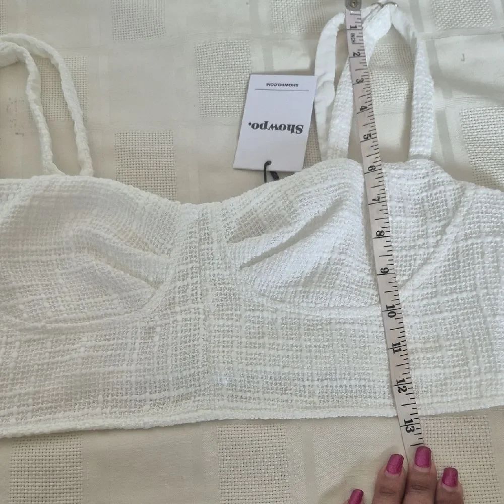 Showpo White Textured Two-Piece Set - Picture 11 of 16